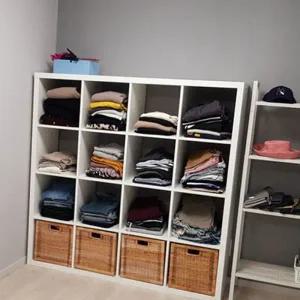 [롯데백화점]이케아 이케아 KALLAX 칼락스 16칸 책장(147X147)/대형책장/수납장/진열장