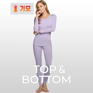 테슬라 히트핏 라이트 웜 여성 발열내의 겨울 보온 방한내복 상하세트