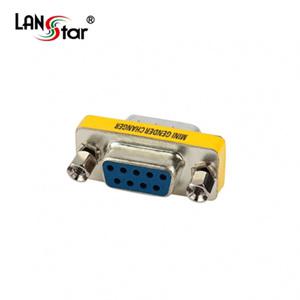 LANstar 2열 9핀 시리얼 젠더(암/수)/LS-GEN-DB9MF/D-SUB DB9P(M)-DB9P(F) 단자 타입/NULL 시리얼 9핀 연장