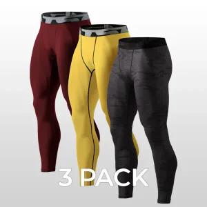 테슬라 언더레이어 긴바지 골프이너웨어 3팩 TM-MUP91