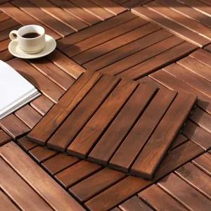 MUPAN 원목 조립 마루 30x30cm 10개입 아카시아