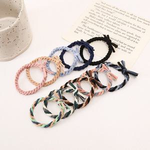 낱개판매 기본매듭 머리끈 데일리 헤어끈 밴드 끈팔찌 고무줄