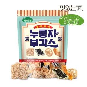 [하루견과] 누룽지 부각스 240g 1봉  찹쌀누룽지 김부각 인기부각