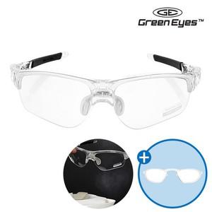 [그린아이즈] 싱글 투명 PC 방탄 렌즈 선글라스 초발수 AR코팅 안티포그 김서림방지코팅 CL-AR-CL