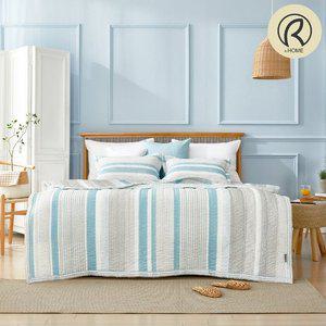 리치앤홈 시원한 리프레쉬 시어서커 여름이불 Q 블루