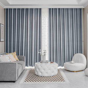 [지나송]세이지 자수 암막커튼 대형(440230) 봉포함