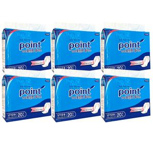 안심 포인트 성인용 속기저귀 날개형 6팩120매