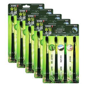 메디안 송천염 칫솔 초극세모 4입 X 5개