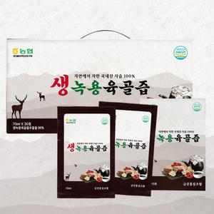 금산홍삼조합 생녹용육골즙 70ml 30포