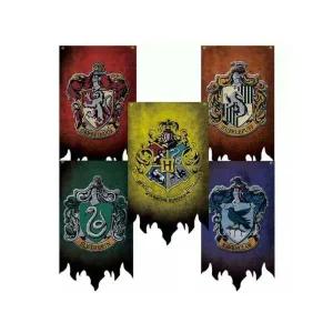 해리포터 호그와트 기숙사 깃발 배너