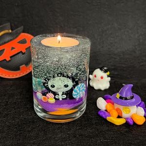 [오피스스쿨] 할로윈 젤양초 만들기 1인세트 겔타입 캔들 diy 젤양초 할로윈만들기 세트