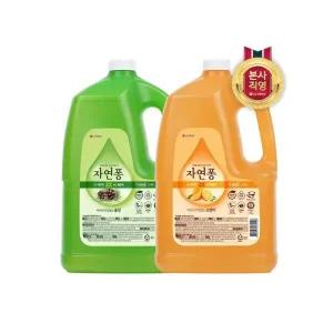 자연퐁 주방세제 리필 3.04L x 2개 (솔잎/오렌지 2종 택1)