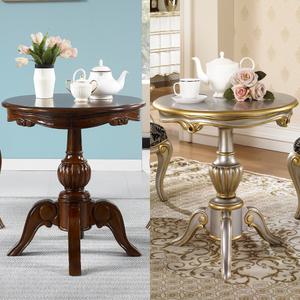 SL겔러리 아담 2색 엔틱러브테이블 실버골드 카페인테리어