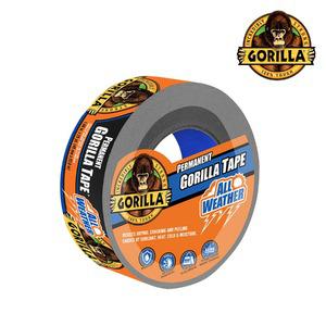 고릴라 올웨더 테이프 48mmx22M 고강도 접착 블랙 사계절 강력 천막 방수 보수 실외