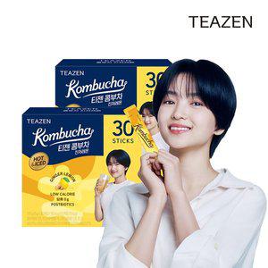 [티젠] 콤부차 진저레몬 30스틱입X2박스