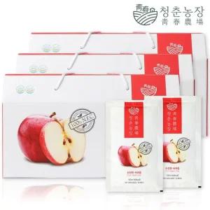 청춘농장 신선한 사과즙 3박스 총 90포