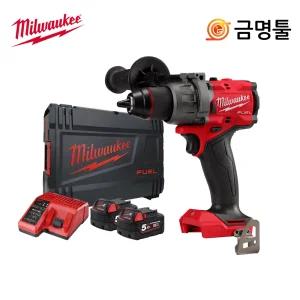 밀워키 M18 FPD3-502X 충전햄머드릴 18V 5.0AH 2팩 BL모터 젠4 GEN4