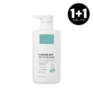 [1+1][셀라피] 에이리페어 아토 탑투토 워시 480ml