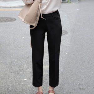 [NS홈쇼핑]마운틴벨리 봄가을 여성 라운드포켓 일자핏 팬츠 03515W[29981315]