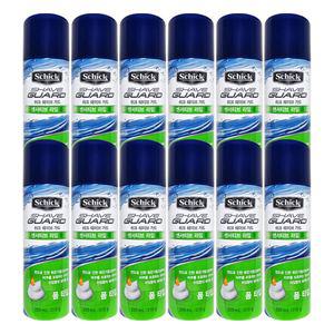 쉬크 면도용 쉐이브가드 센서티브 라임폼 220mL X 12개