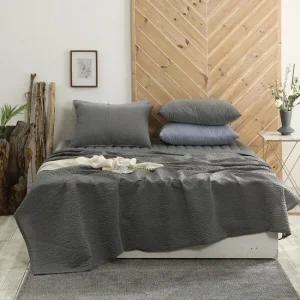 아트박스 르헤브 모던 시어서커 홑이불 패드 세트  퀸 Q)