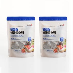 한생원 해물육수팩 1 더하기 1(20티백) 천연조미료 국내산 다시팩 육수