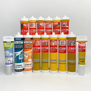 럭키실리콘 LC909S 무초산 LC707 바이오 욕실용 T1000 우레탄 LC788 외장용 수성 내열 펄 투명 실리콘 모음