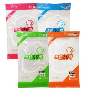 더모아 [크린랩 김장백 2매입] 소 중 대 특대 김장 봉투 비닐
