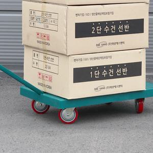 손잡이 접이식끌차 소형구르마 튼튼한 캠핑끌차 달리 PVC바퀴