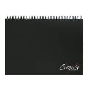 아트스퀘어 크로키 하드커버 블랙(CK01) A5 /80매/105g