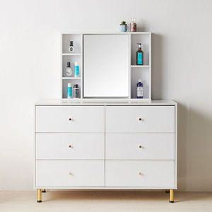 [NS홈쇼핑]아르메 퓨어W 서랍 화장대 세트(1200 빅와이드 3단+수납거울)..[30853120]