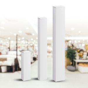 고급 종이지관 우산 선물 포장박스 10장/조립식 긴 택배박스 장우산 골프채 낚시대 포스터 흰색 화이트