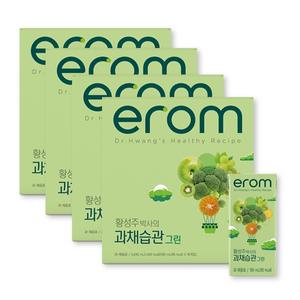 이롬 황성주 과채습관 그린 과일야채주스 190ml 64팩