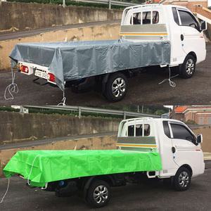 PVC타포린 방수갑바 3.6x4.5m 1.4톤차용 진회색 화물차갑빠 방수천 트럭호루