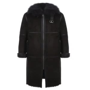 [리오벨][리오벨] 폭스 카라 하이넥 무스탕