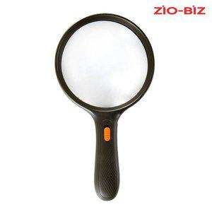 [지오비즈]LED 돋보기 확대경 5X 초대형/작업용 독서용 노안 노인 라이트 조명 손잡이 고배율돋보기 휴...