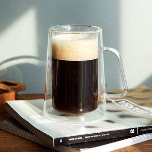 [까사무띠](하남점)모네 이중유리컵 300ml 2P