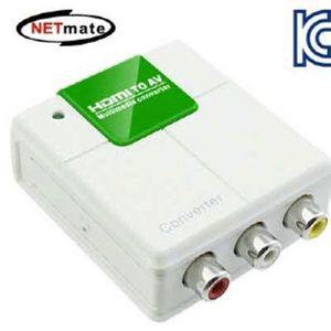 [제이큐]NETMate HDMI to AV 컴포지트 컨버터 NTSC PAL