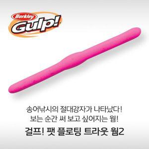 [NS홈쇼핑]버클리 걸프 팻 플로팅 트라우트 웜 2 배스 송어 웜 베이트[33344919]