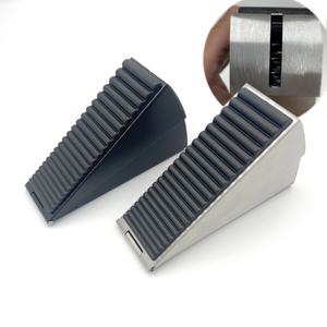 스텐 스프링 도어스토퍼(높이조절) / 출입문 하부 홀더 문고정 고임목 버팀목 지지대 스톱퍼 말굽 말발굽