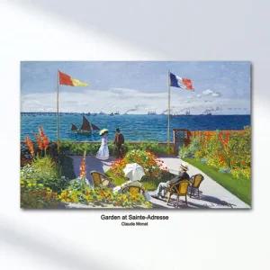 아트박스 아도라하우스 캔버스액자 명화 모네 생타드레스의 테라스 55x53cm