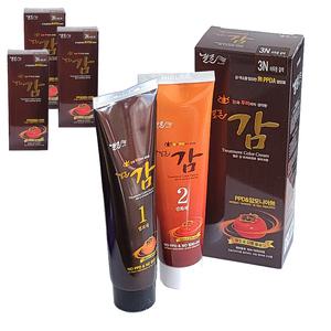 젤존 감 염모제+산화제150g 3세트 3N 어두운갈색 칼라크림 트리트먼트 염색약
