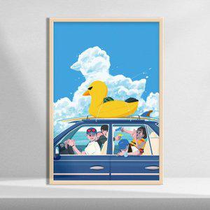 [텐바이텐]여름, 미니 그림 인테리어 거실 액자