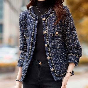 [드레스허그]토디 딥블루 트위드 자켓