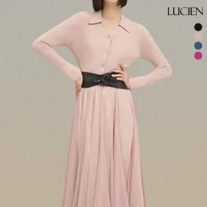 [루시앙]루시앙 카라 슬림 니트 가디건 4종 택1