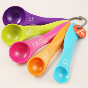 에바 컬러계량스푼 5P /홈베이킹/베이킹