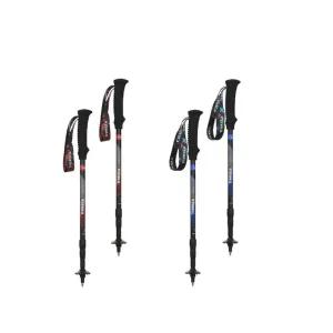 [하프클럽/트렉스타]트렉스타 스파이더 초경량 4단 등산스틱 2개 1세트 고급케이스