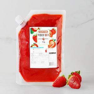 악마의잼 악마의 딸기 청 퓨레 원액 1kg