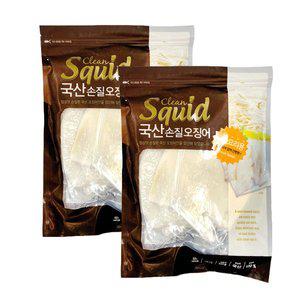 [어가예찬][동방유통] 국내산 손질 오징어 500gx2팩(팩당2-3미)/HACCP인증