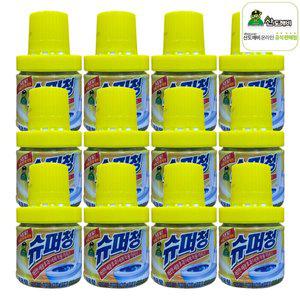 [기타]산도깨비 슈퍼청 레몬향 180gX12개 병타입 변기세정제